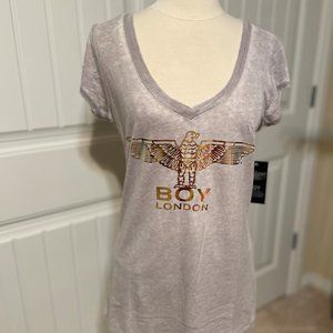 Boy London T-shirt Tee V-Neck (P202)